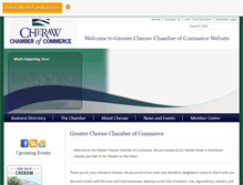 Tablet Screenshot of cherawchamber.com